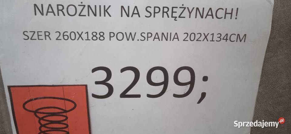 NAROŻNIK Z FUNKCJĄ SPANIA kujawsko-pomorskie Chełmża