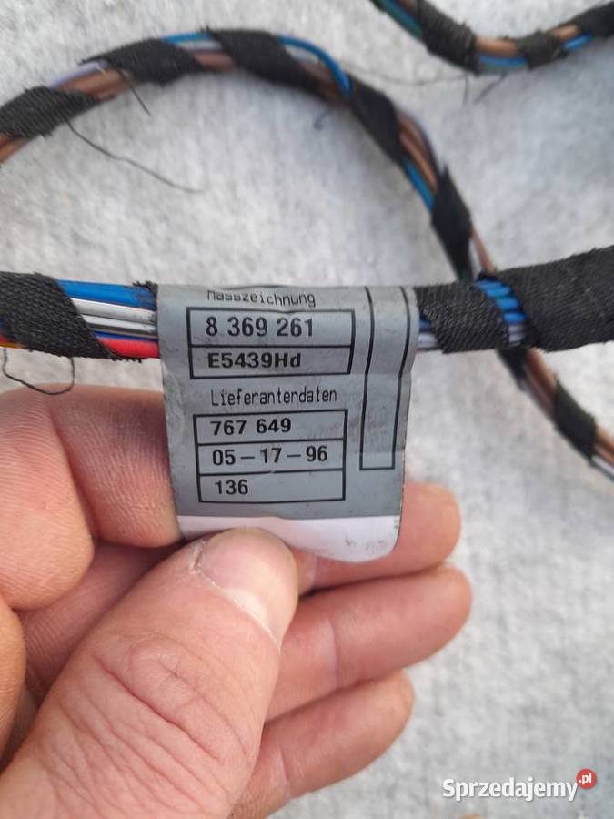 Wiązka elektryczna haka holowniczego BMW e39 Tomaszów Mazowiecki sprzedam