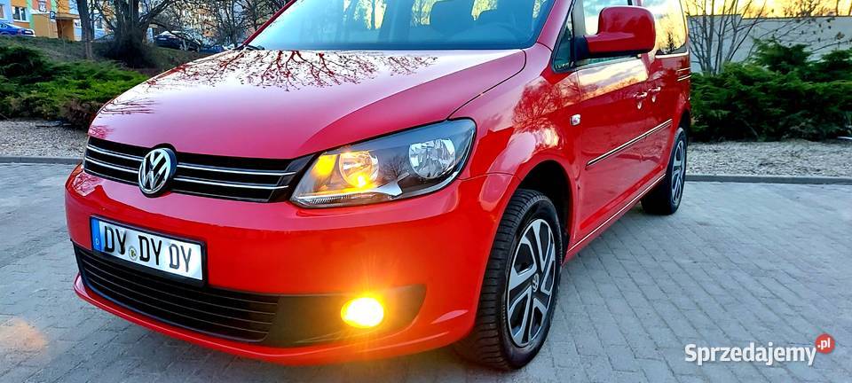Volkswagen Caddy Edition 30 7 Osób Webasto nieuszkodzony Bielawa sprzedam