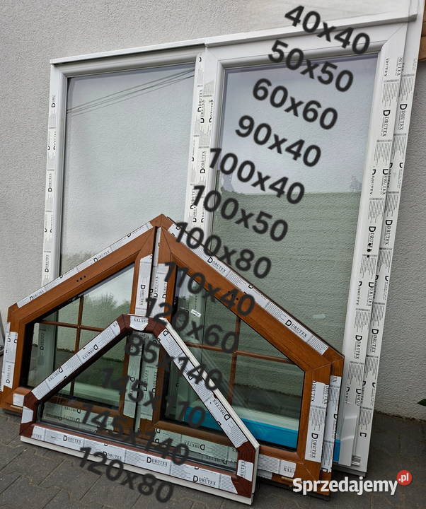 okno 120x60 BIAŁE NOWE i UŻYWANE