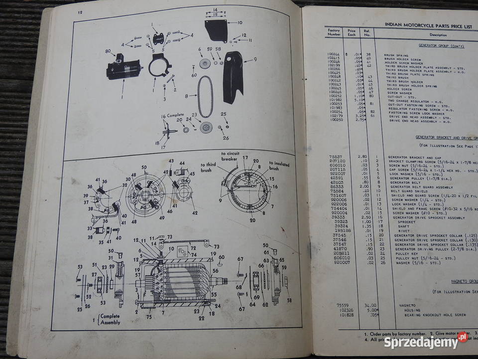 Indian CHIEF nie Four 741 Military Scout Prince Warszawa