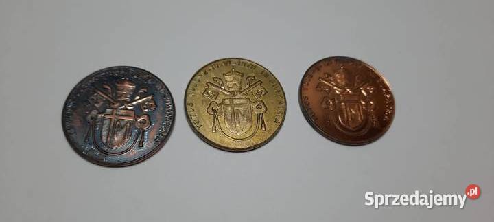 Medal Jana Pawła II I pielgrzymka do Polski k9 Warszawa
