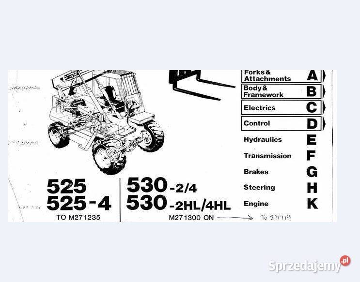JCB 525 5254 5302 5304 5302HL 5304HL katalog