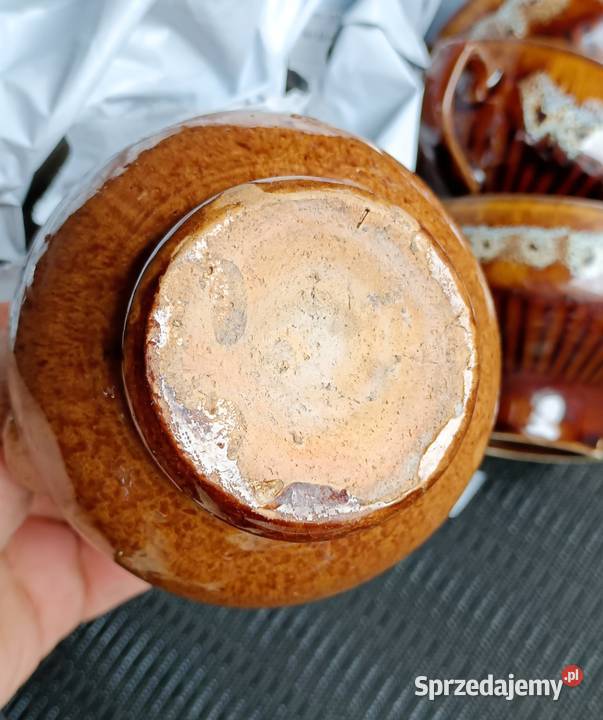 Ceramiczny wazon Vintage w stylu fat lava lubuskie Gorzów Wielkopolski