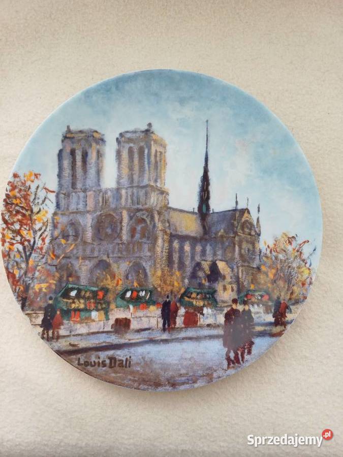 Talerz kolekcjonerski Limoges Francja Limitowany Gdynia