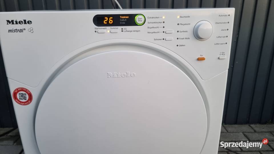 Suszarka wywiewna Miele Mistral 7 opóźniacz dolnośląskie Wrocław