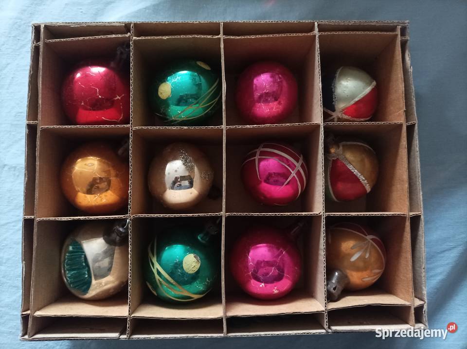 Sprzedam bombki choinkowe z PRL wielokolorowy Opole