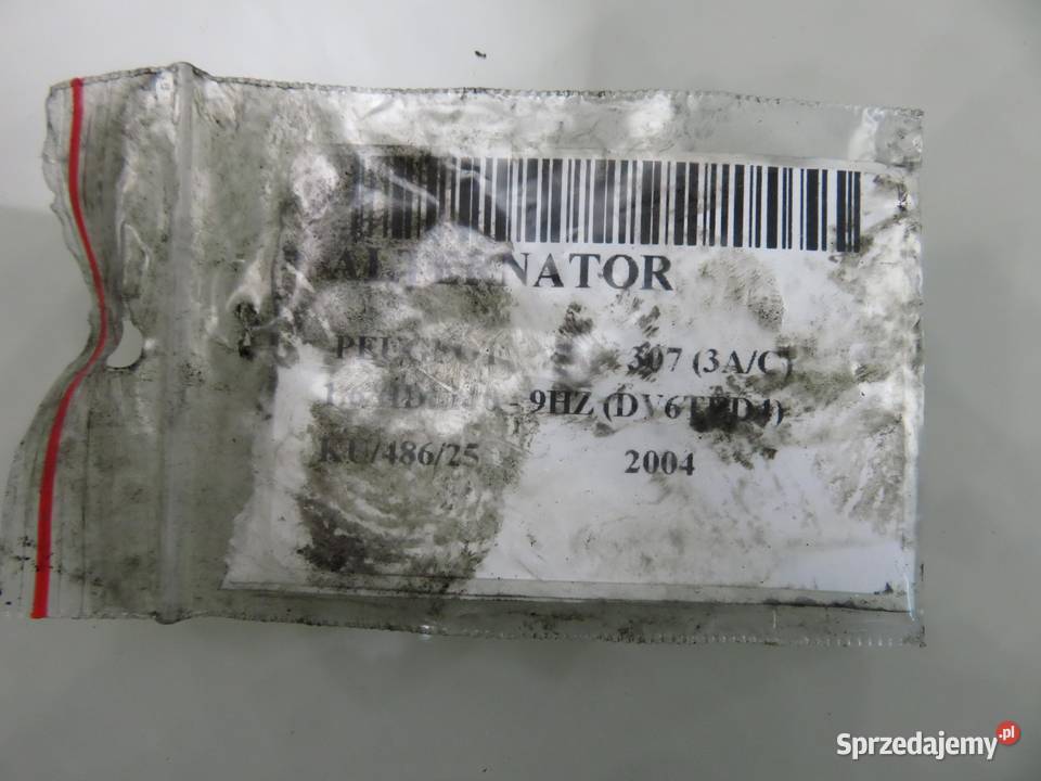 ALTERNATOR PEUGEOT 307 16 HDi 9646321880