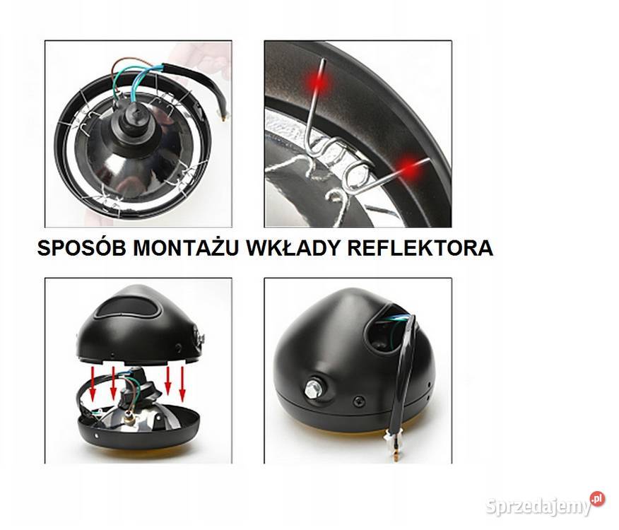 OBUDOWA LAMPY REFLEKTORA 575 CALA DO MOTOCYKLA śląskie Sosnowiec sprzedam