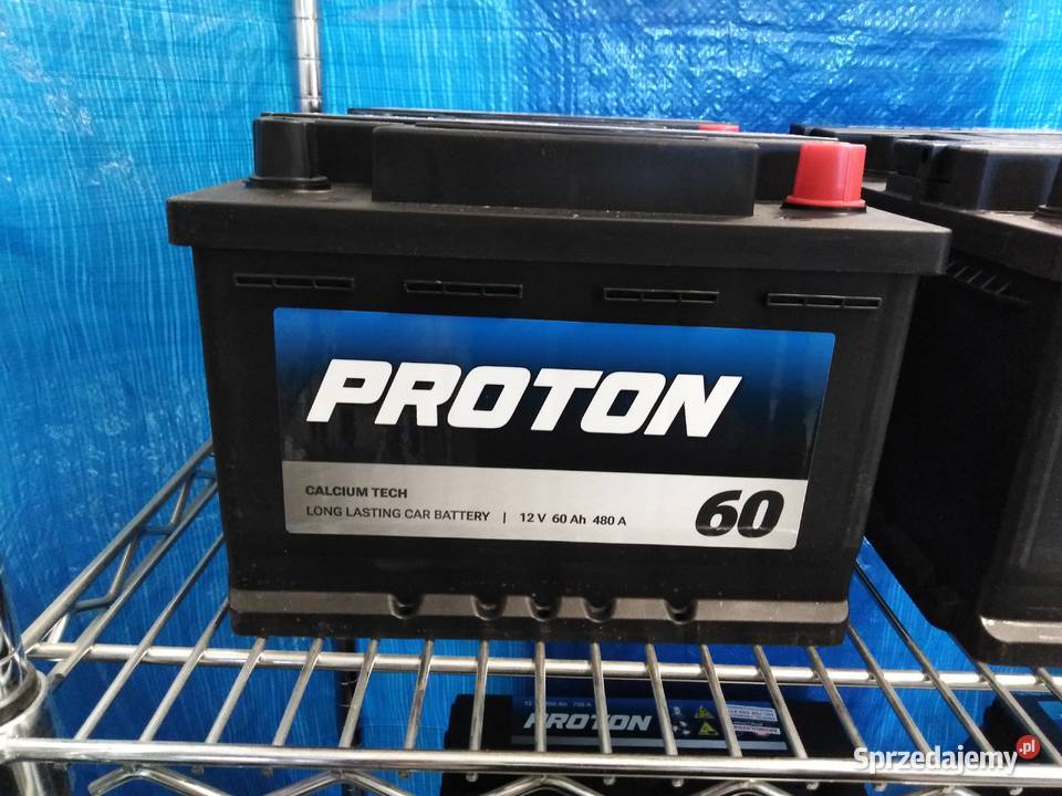 Akumulator PROTON 60Ah 480A EN DOWÓZ TRÓJMIASTO Gdańsk