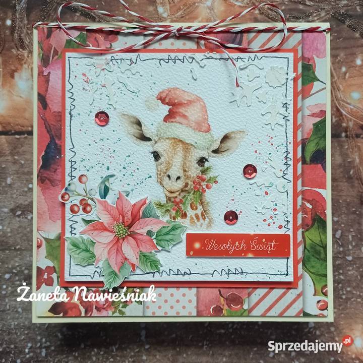 Kartki świąteczne różne wzory rękodzieło Rękodzieło