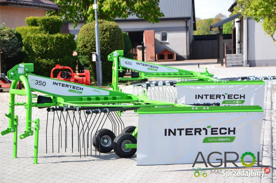 Zgrabiarka jedno karuzelowa INTER-TECH ZKT-3.5m tandem 4.2m SIP