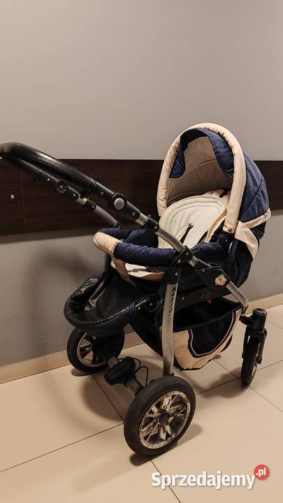 Wózek 3w1 BabyMerc Maylo pompowane koła gondola Rozkładane siedzisko  Wielofunkcyjne