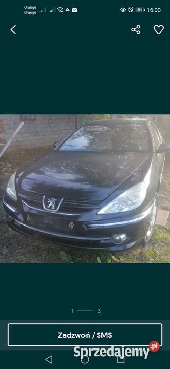 Peugeot 607 27 v6 hdi silnik kompletny gwarancja Sompolno sprzedam