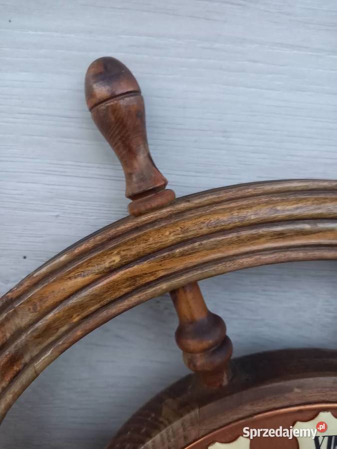 Marynistyka żeglarstwo koło sterowe miedziany mazowieckie Warszawa