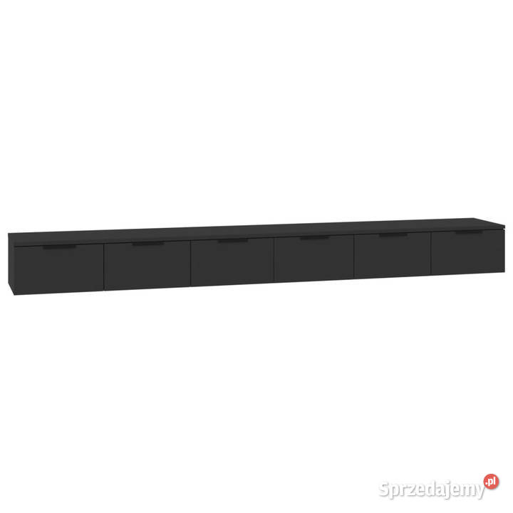 Szafki wiszące 2 czarne 102x30x20 WM3115901 Warszawa
