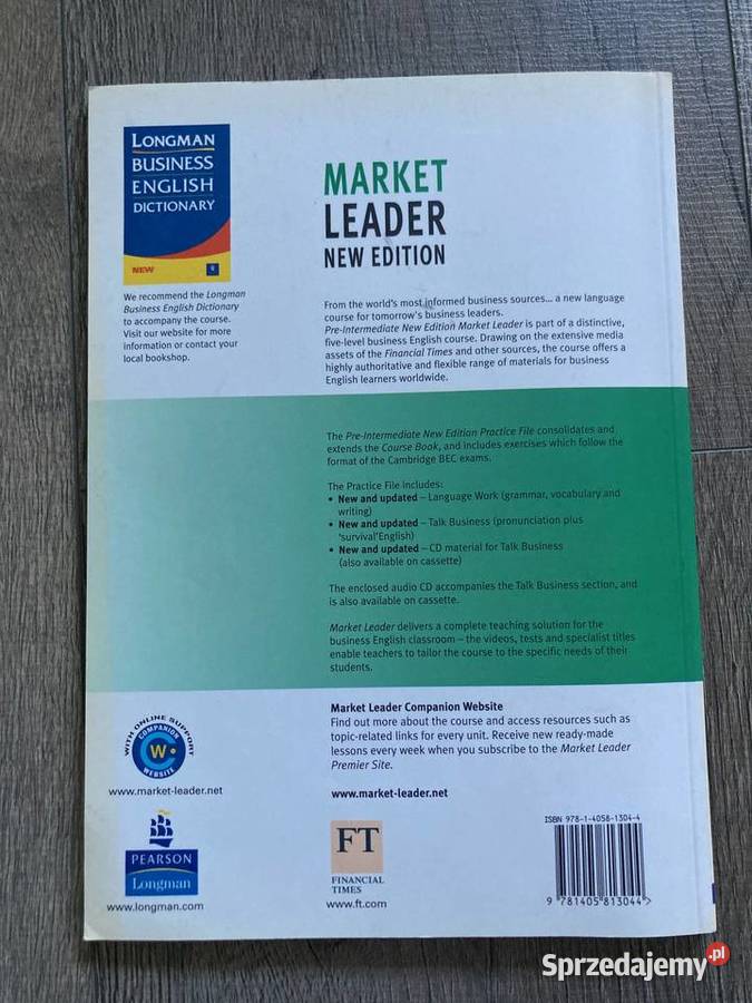 Komplet książek Market Leader business english Nisko sprzedam