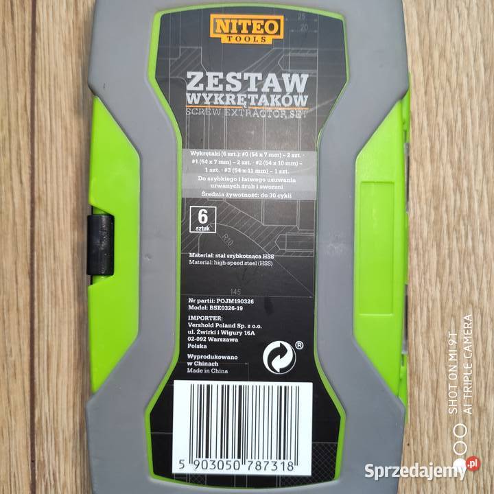 Zestaw wykretaków 6 Pozostałe sprzedam