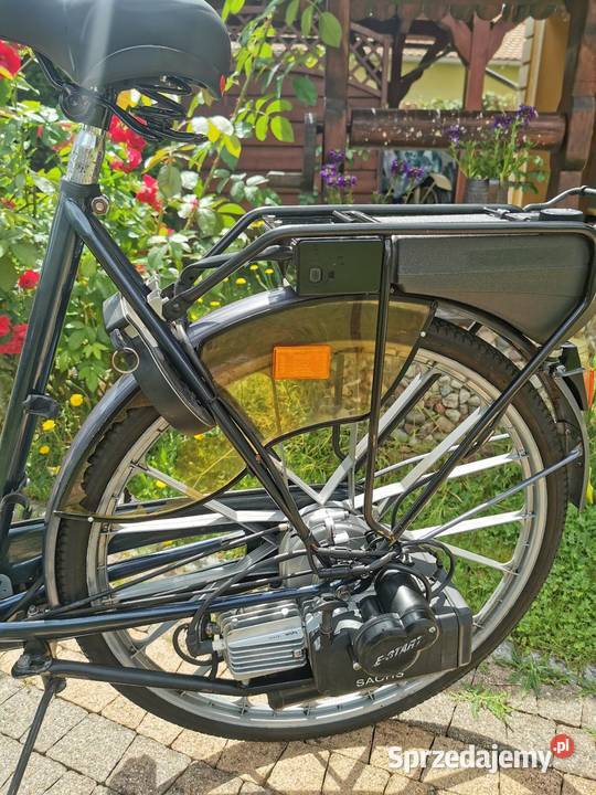 Rower Saksonete z silnikiem Sachs Głogów