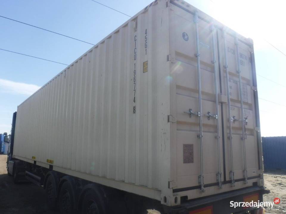 Kontenery morskie 40HC One Way12 m Gdańsk sprzedam