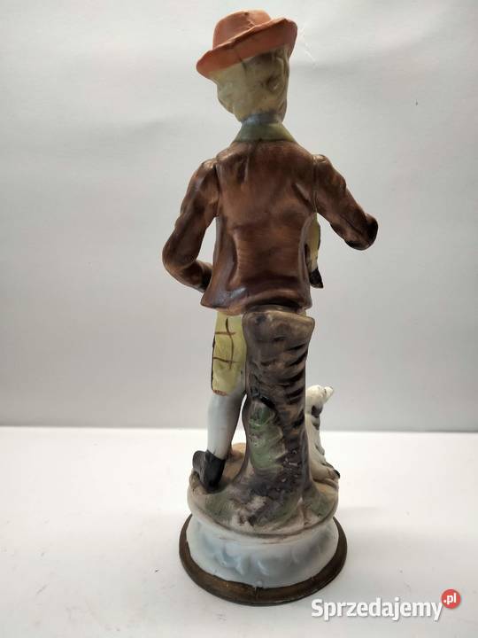 Figurka porcelana Myśliwy polowanie Tanio Gniezno