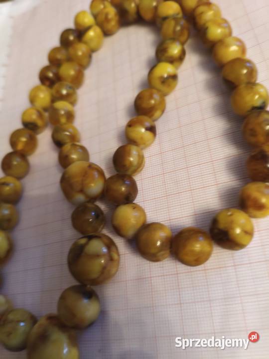 Naszyjnik Bursztyn Vintage Biżuteria sprzedam