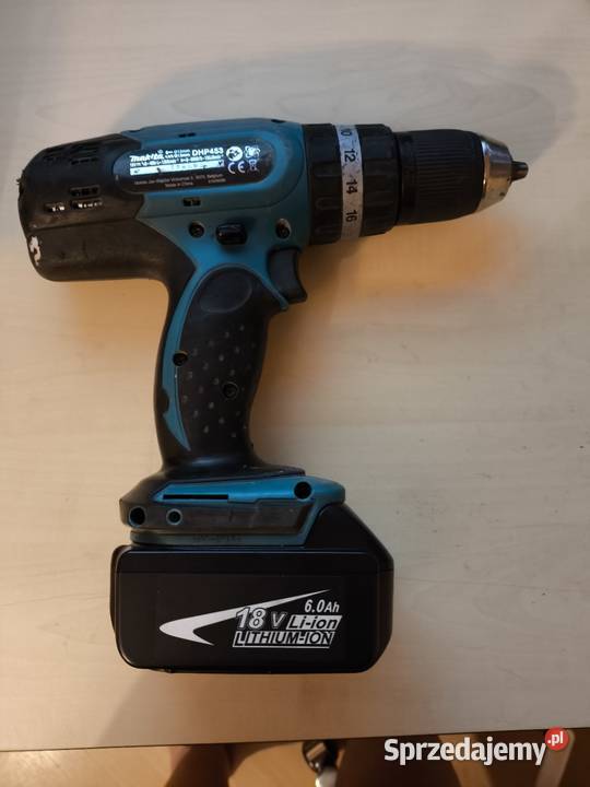 Wkrętarka Makita Dhp453 z baterią 6ah Wiertarki i wkrętarki Warszawa