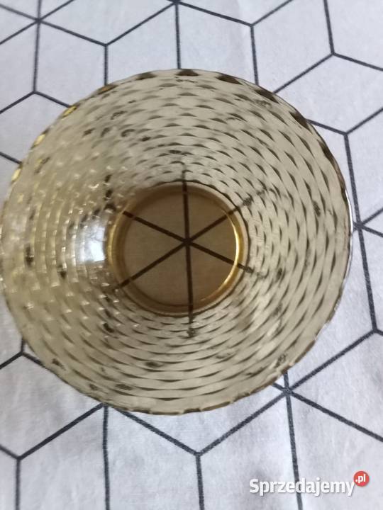 Prl miska salaterka miodowa Prądniczanka odcienie żółtego łódzkie Łódź sprzedam