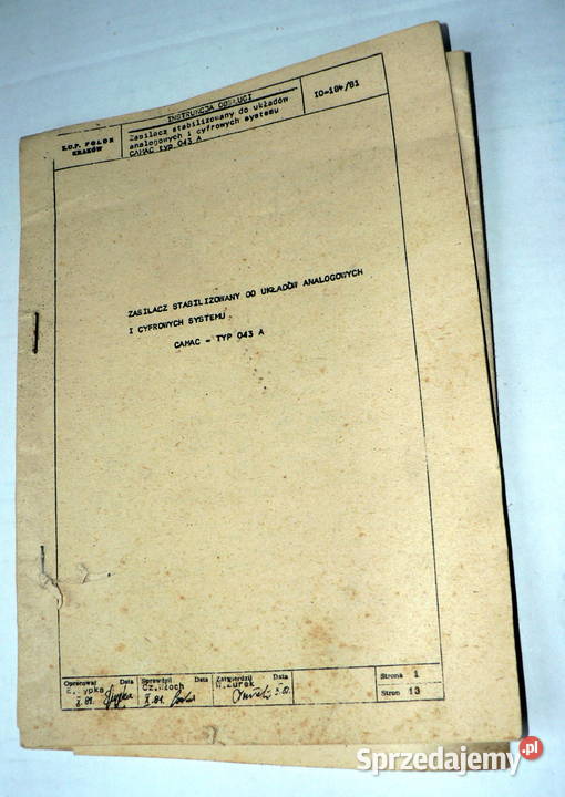 zasilacz stabilizowany firmy Polon