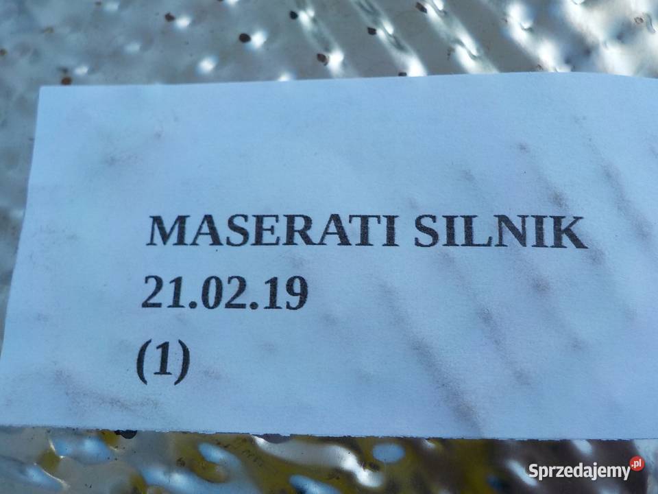 OSŁONA TERMICZNA MASERATI GHIBLI 30D Nowy Tomyśl sprzedam
