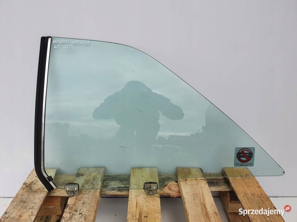 Mercedes W126 C126 SEC COUPE SZYBA LEWY TYŁ osobowe lubelskie Rudka