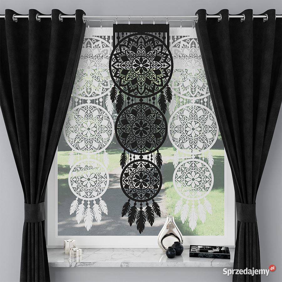 Firana zakładana z szarfami szycie firan firany Wrocław