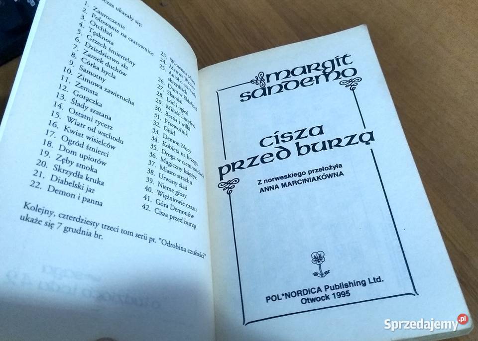 Saga o ludziach lodu 42 Margit Sandemo Cisza