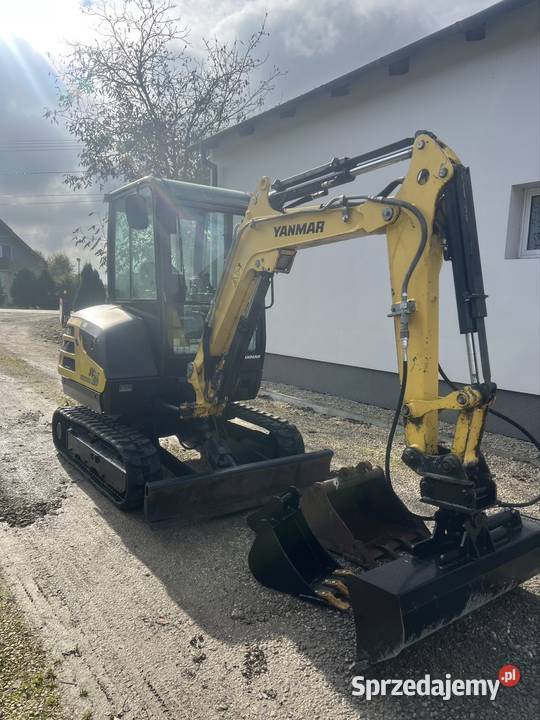 Minikoparka koparka Yanmar Sv26 2018r 3 Lyzki