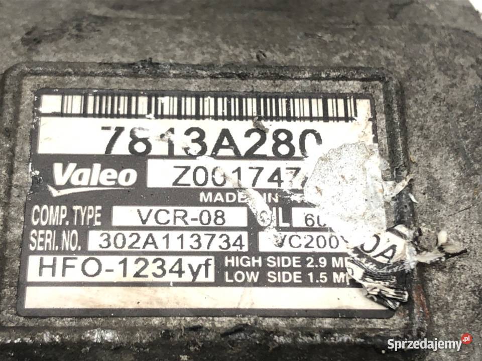 SPRĘŻARKA KLIMATYZACJI MITSUBISHI MIRAGE SPACE