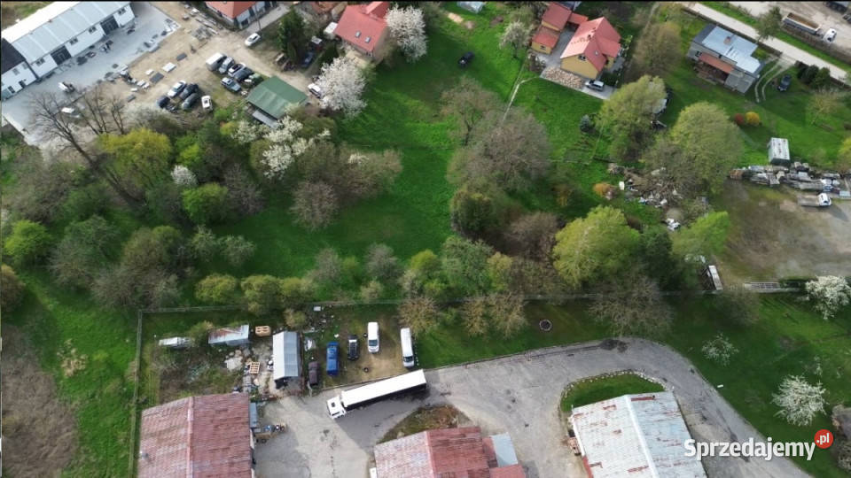 Działka z WZ w strefie usługmagaz w Przemyślu asfalt Przemyśl