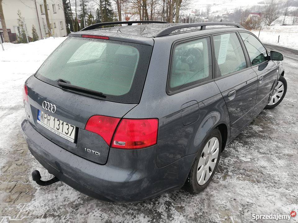 Audi A4 B7 19 TDI FABRYCZNY LAKIER 100 Super 116KM Grybów sprzedam