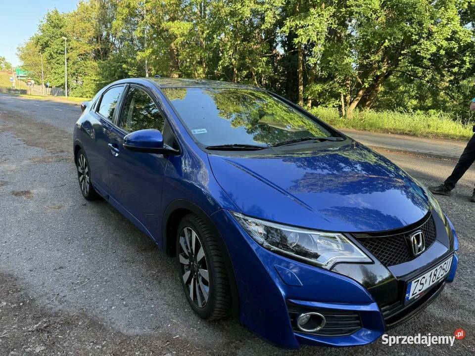 Honda Civic IX 16 Elegance polift 120 idtec welurowa tapicerka Szczecin