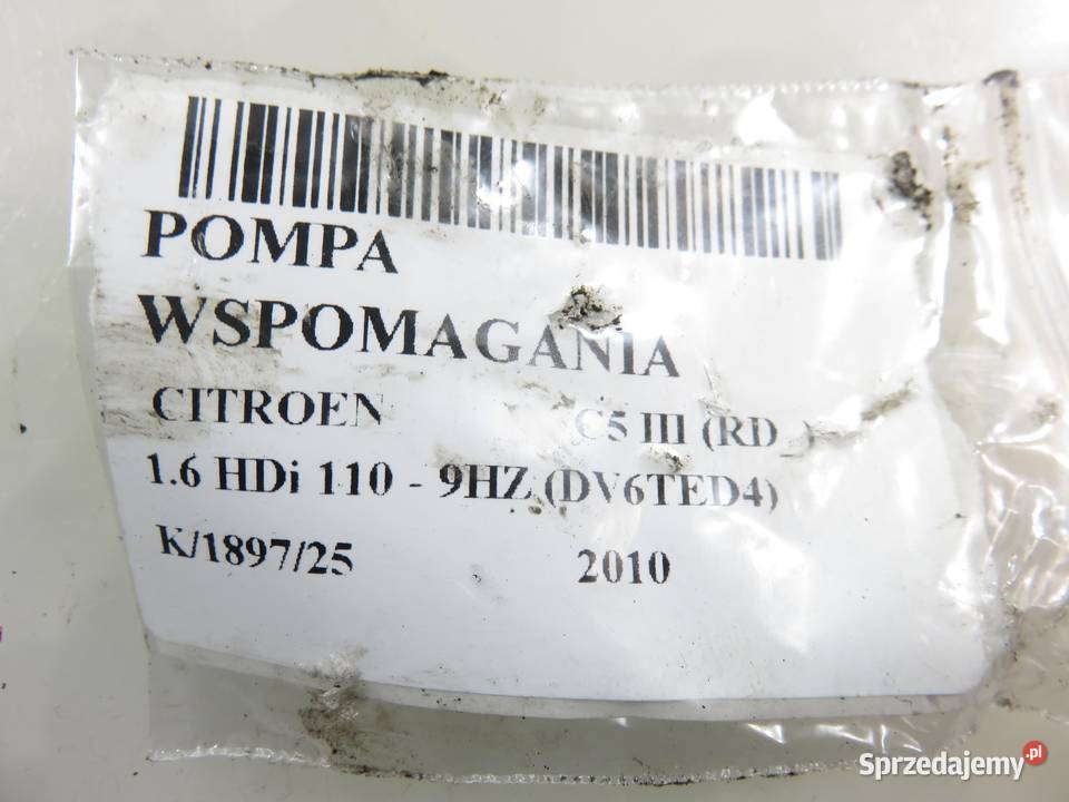 POMPA WSPOMAGANIA CITROEN C5 III RD 16 HDi małopolskie sprzedam