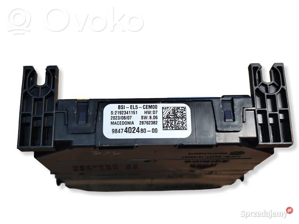 CITROEN C3 III MODUL STEROWNIK BSI BSM SKRZYNKA