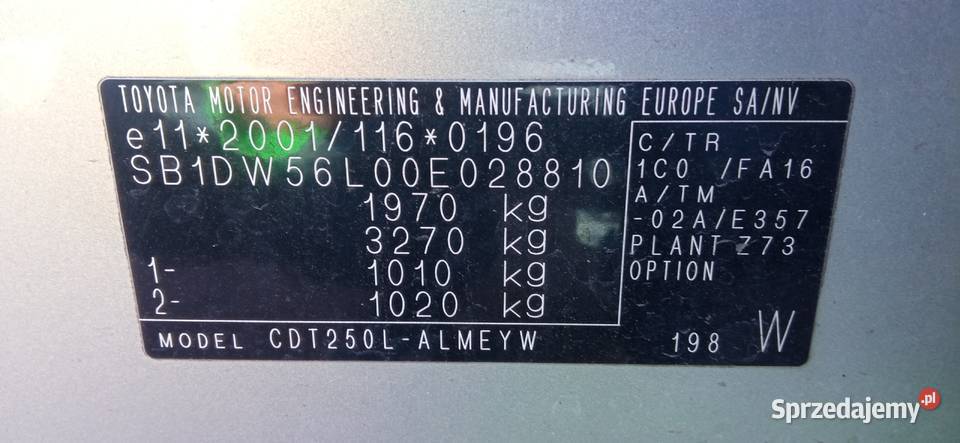 Toyota Avensis 20d4d diesel opłacona ładna 333333km