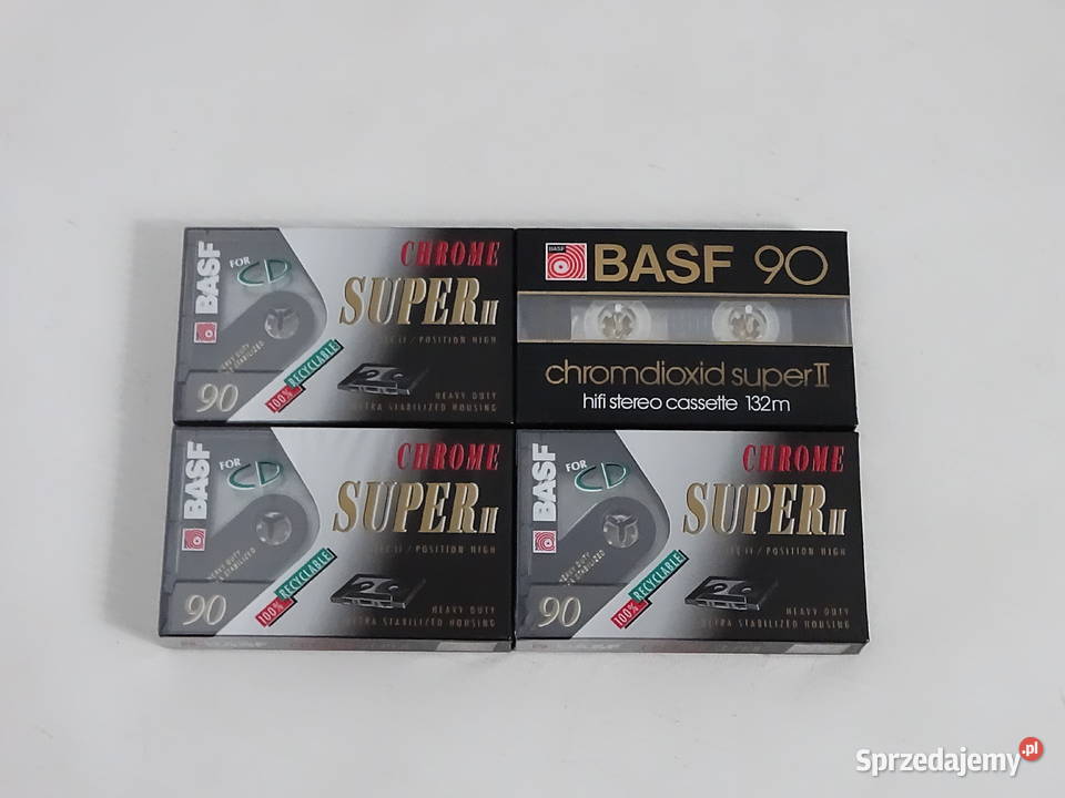 Kaset magnetofonowe BASF Chrome Super II 90 CRS Biłgoraj