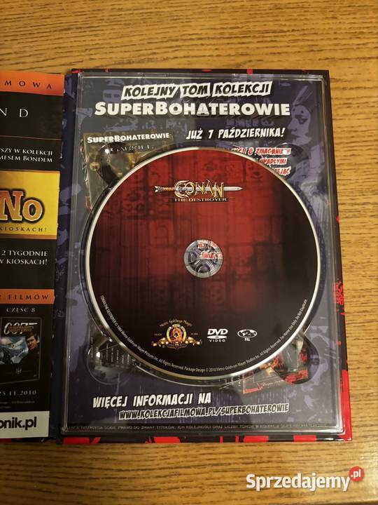 Conan Barbarzyńca i Conan Niszczyciel kolekcja DVD i Blu-ray Elektronika Warszawa sprzedam