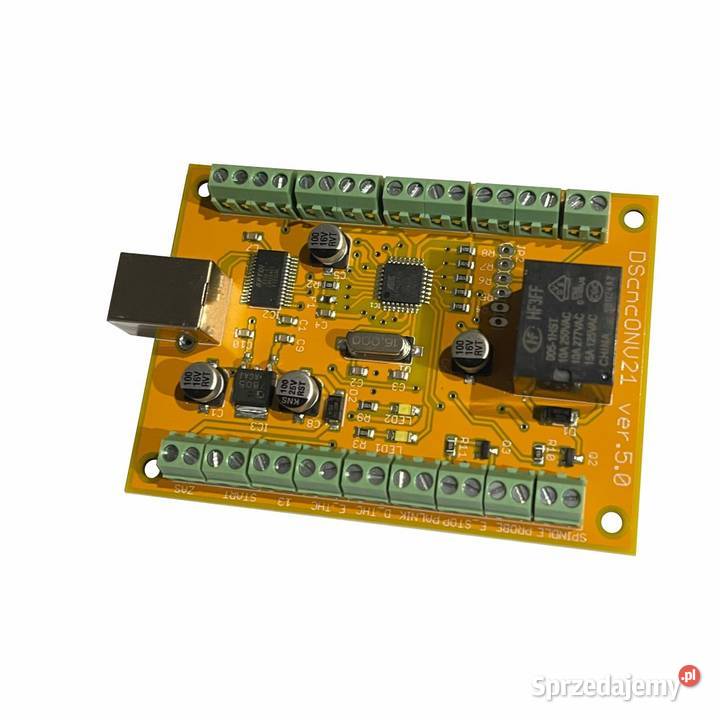 Kontrola cnc oś XYZ 25D DScnc v50 program CNConv wielkopolskie Śrem