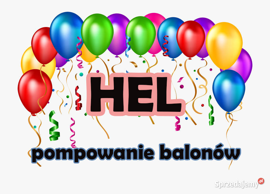 Pompowanie balonów helem Bochnia Nowy Wiśnicz małopolskie sprzedam
