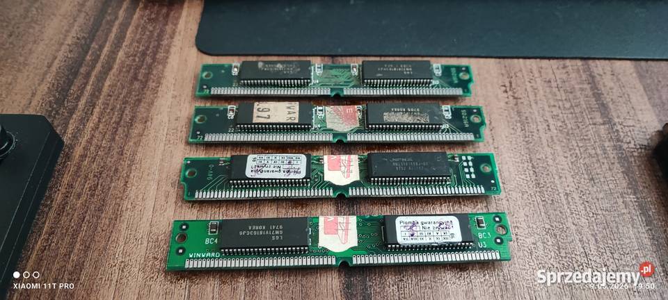 Pamięci 4x8 32MB EDO SIMM