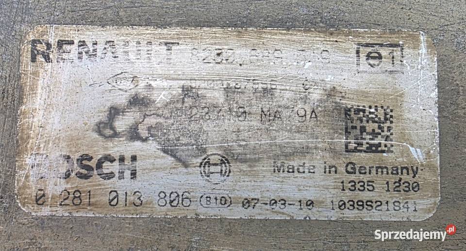 Renault Mascott 30 sterownik komputer kujawsko-pomorskie Chełmno