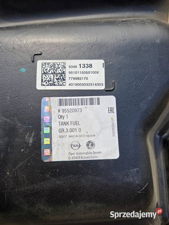 Zbiornik paliwa Renault Trafic III 95520973 osobowe dolnośląskie