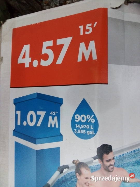 Duży basen ogrodowy w stanie 457m Koszalin