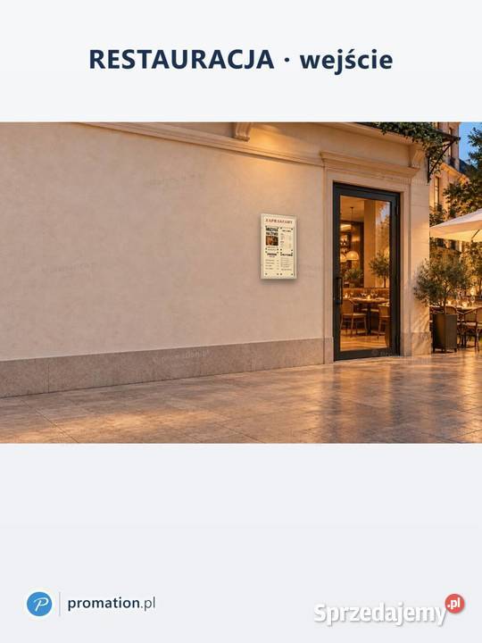 Stojaki na menu do restauracji kawiarni i hotelu sprzedam